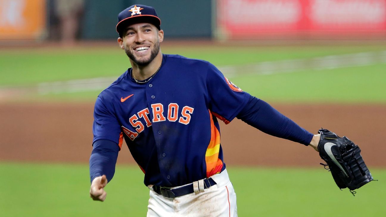 George Springer Houston Astros 2017 World Series Champions