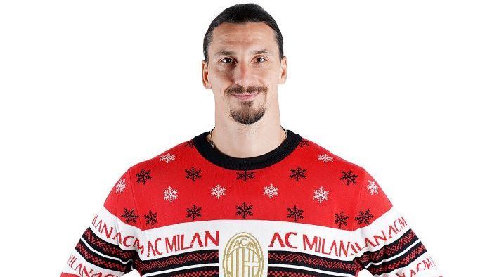 Babbo Natale Maglione Natalizio Bambino AC Milan Football Lega
