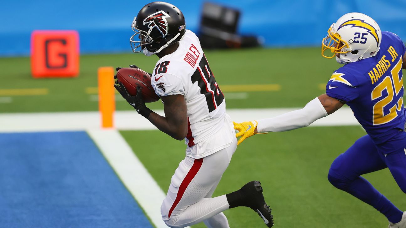 Fantasy football start/sit advice, Week 3: What to do with Calvin Ridley,  Russell Gage if Julio Jones injury keeps him out - DraftKings Network