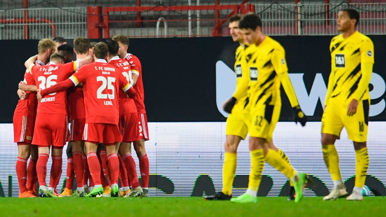 Fc Union Berlin Vs Borussia Dortmund Football Match Report December 18 2020 Espn