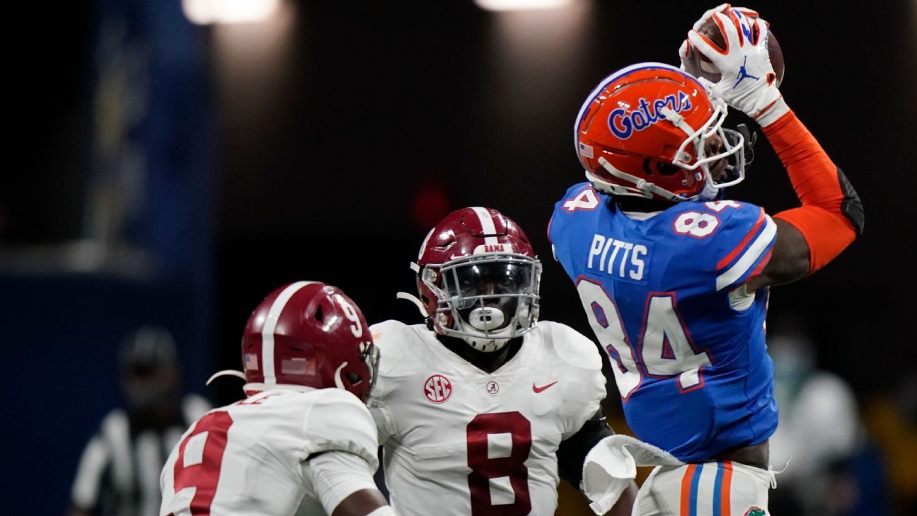 Florida TE Kyle Pitts reveals one player he tries to model his