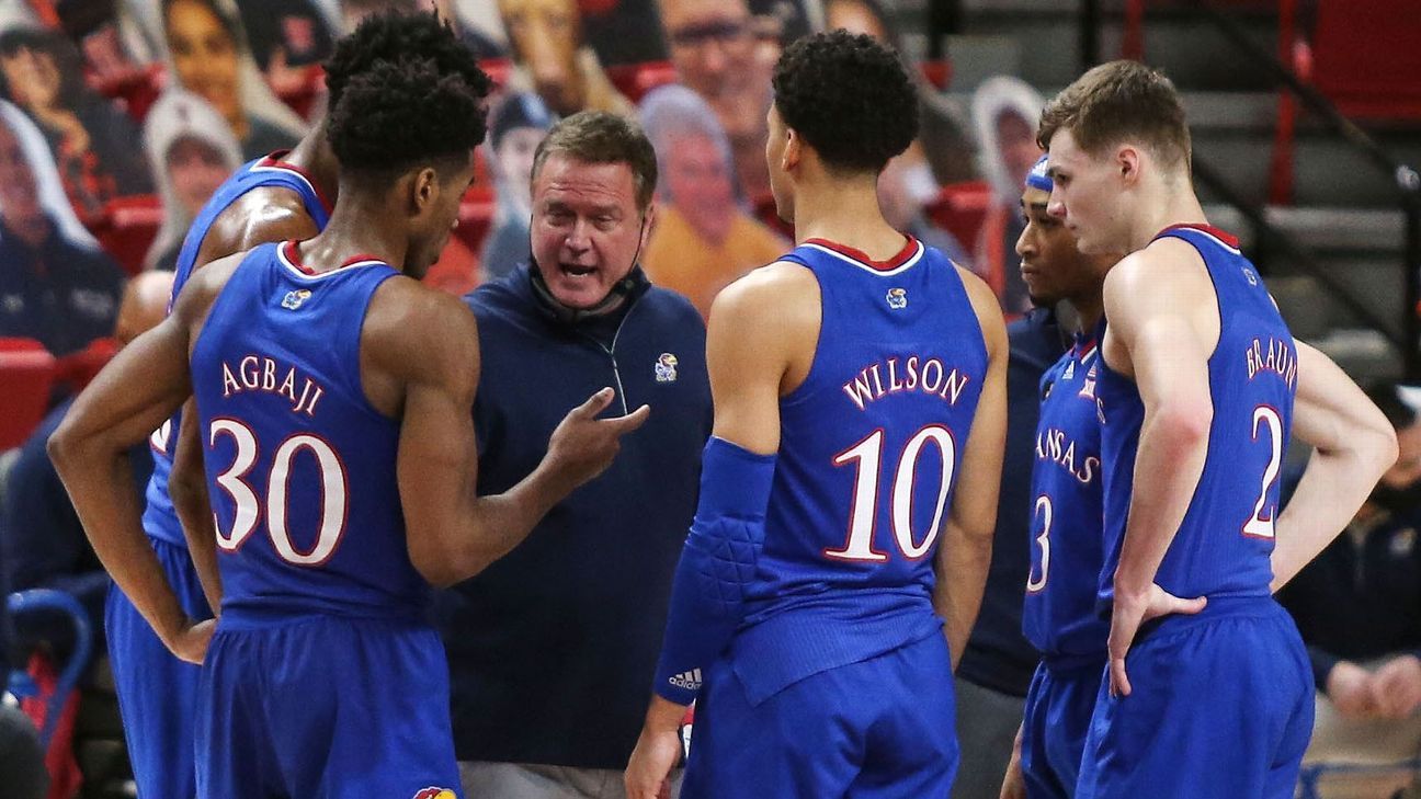 Kansas Jayhawks withdraws from Big 12 men’s basketball tournament after positive coronavirus test