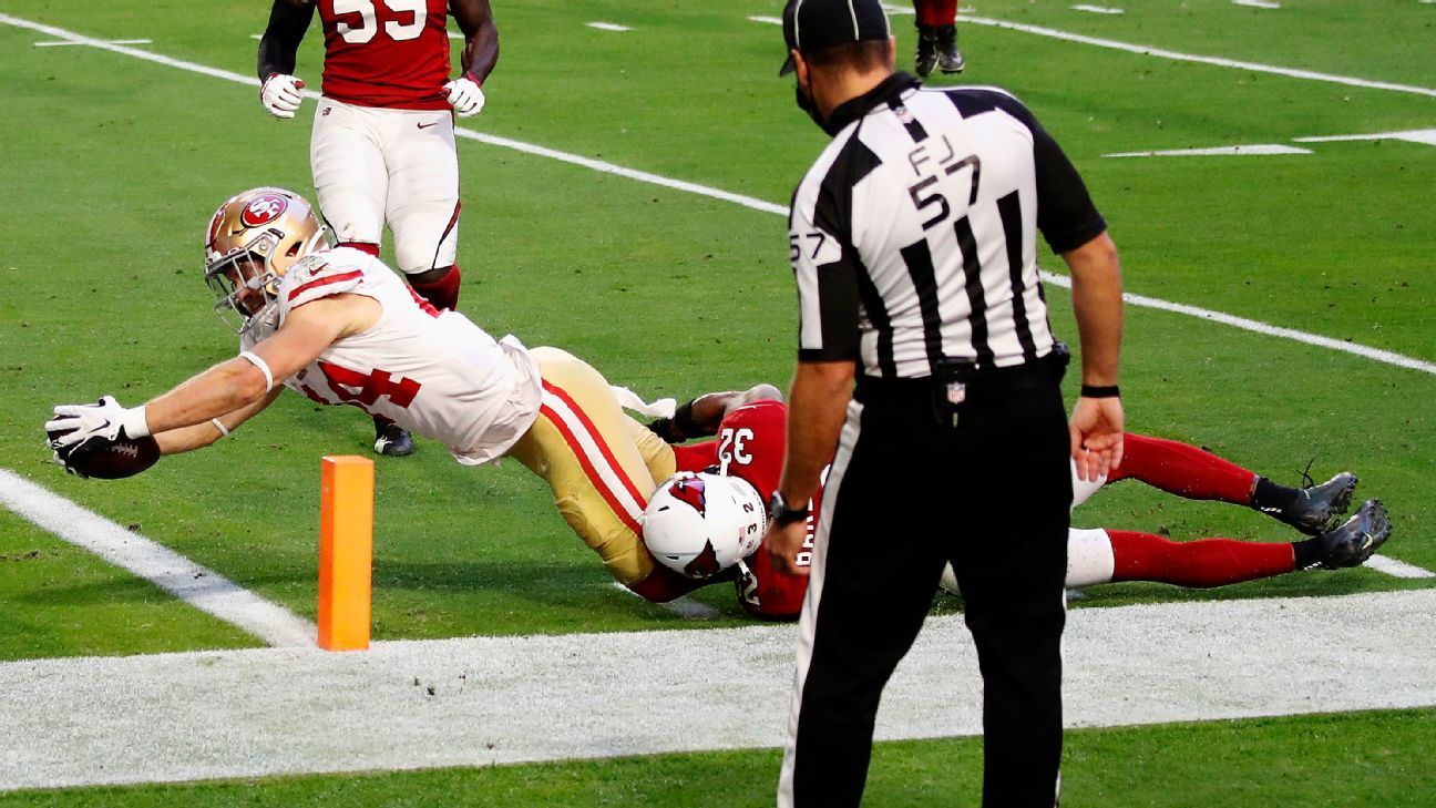 Kyle Juszczyk scores as 49ers try to play spoiler against ...