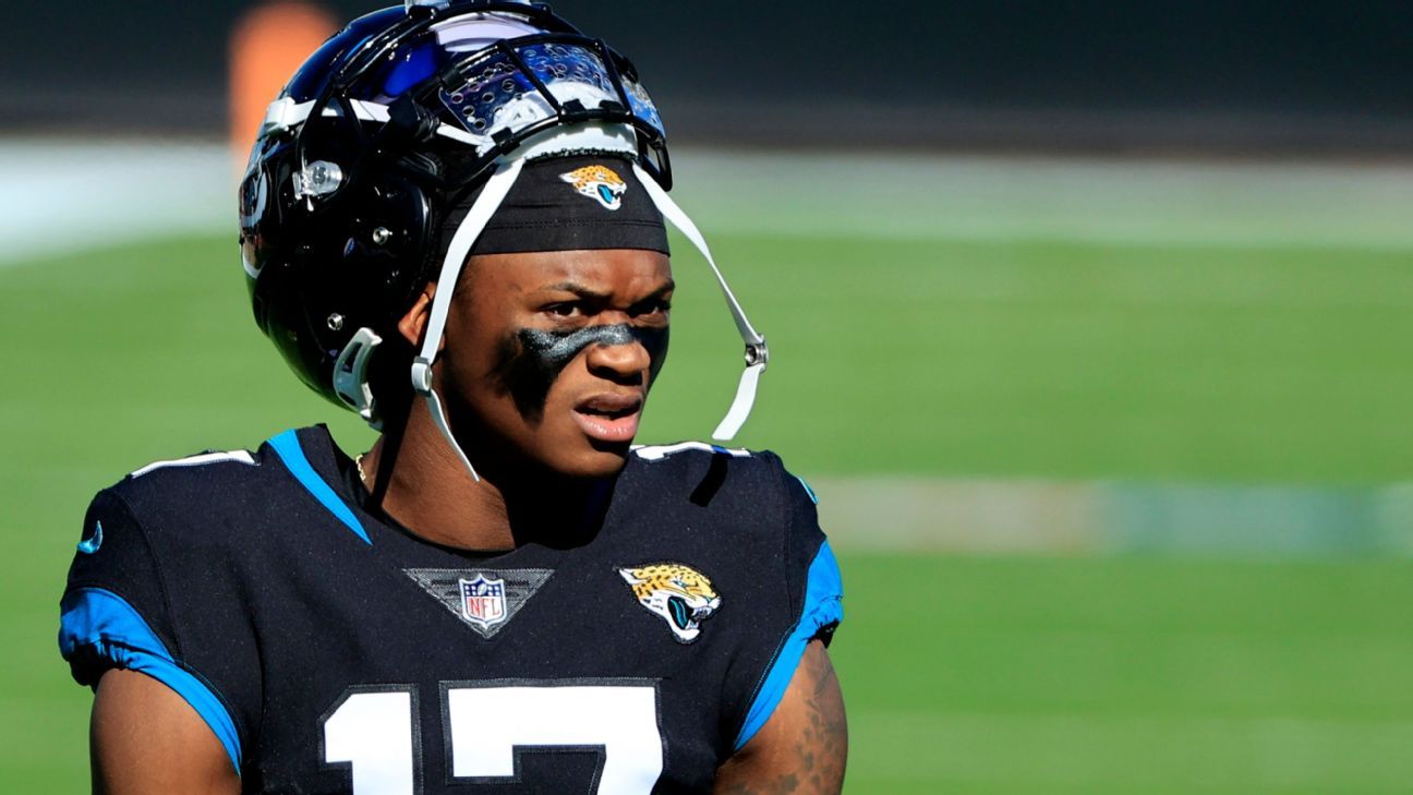 Former Jacksonville Jaguars WR DJ Chark Jr. to sign 1-year deal with Detroit Lio..