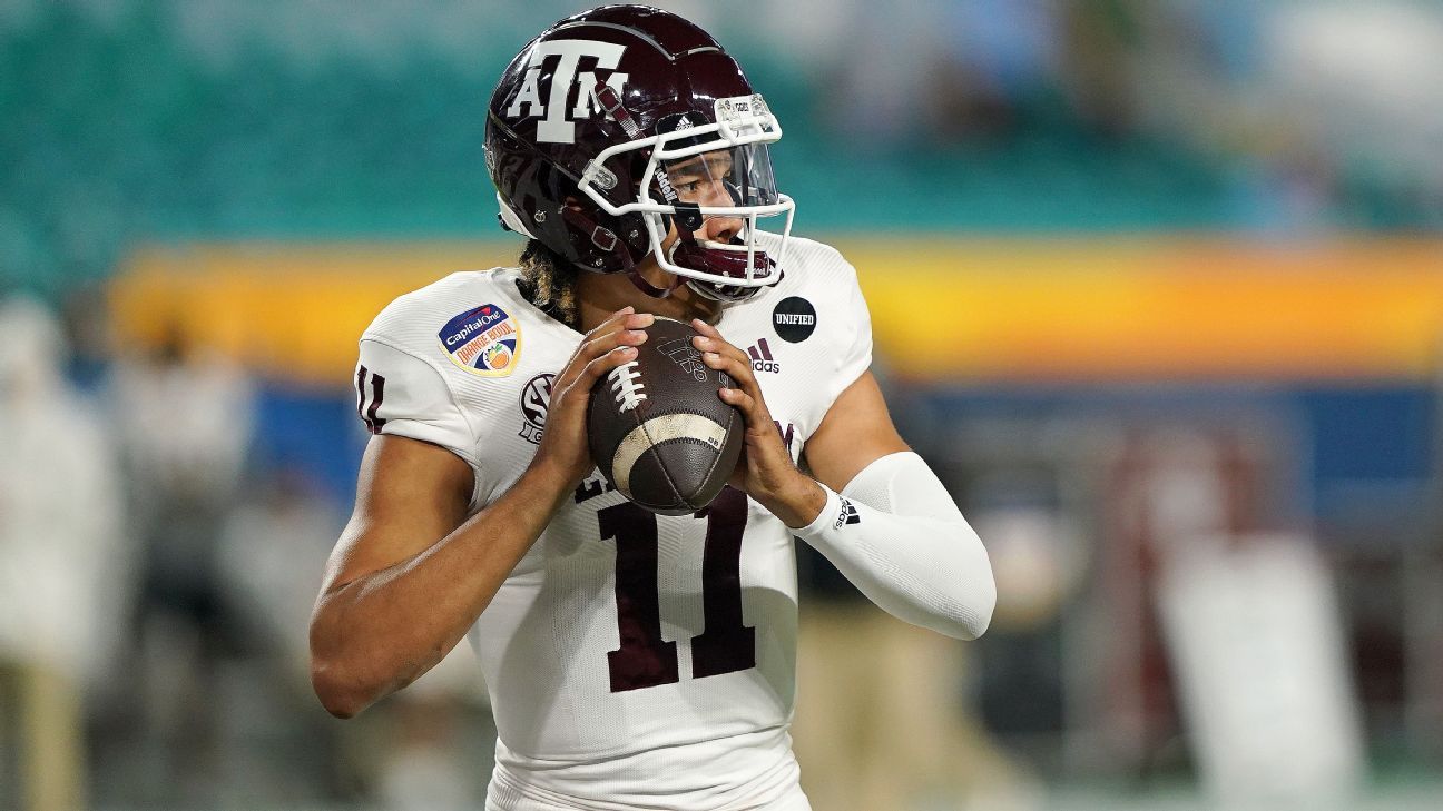 Texas A&M Aggies QB Kellen Mond bypassing extra year of eligibility