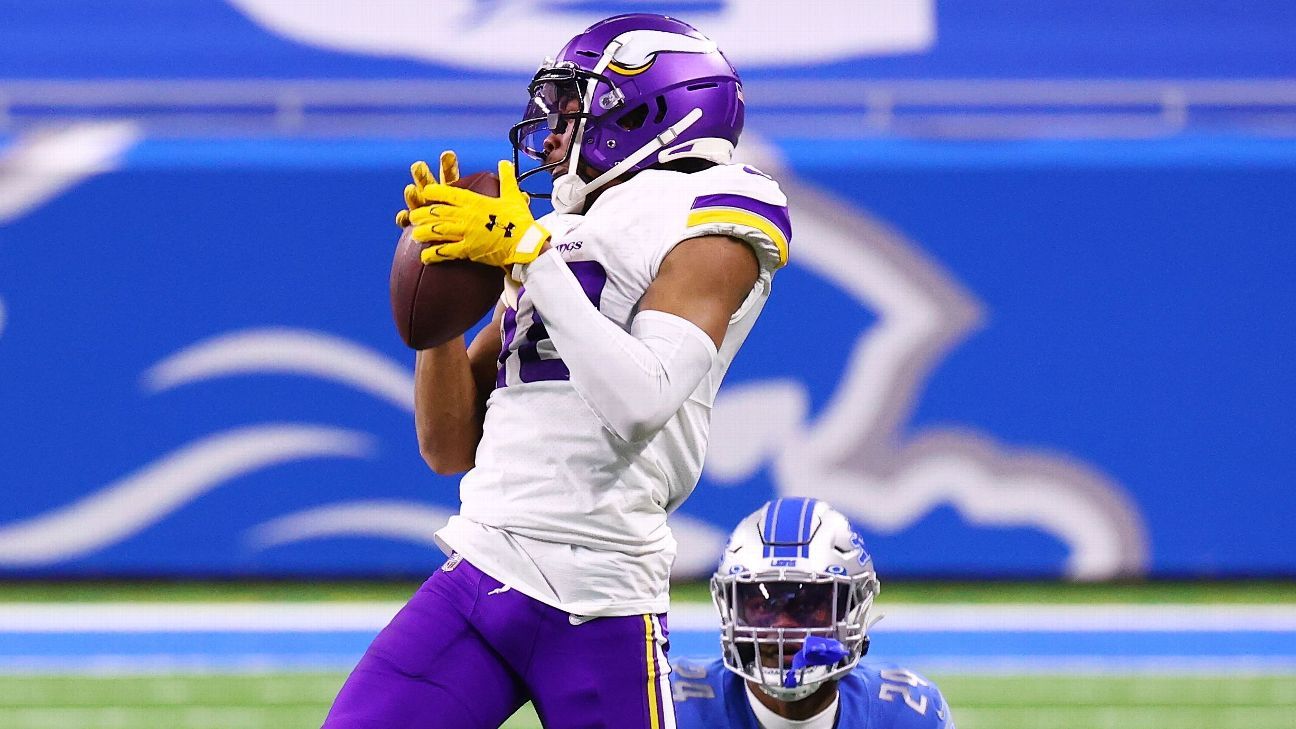 Vikings WR Justin Jefferson reflects on record rookie season,  'disrespectful' draft position