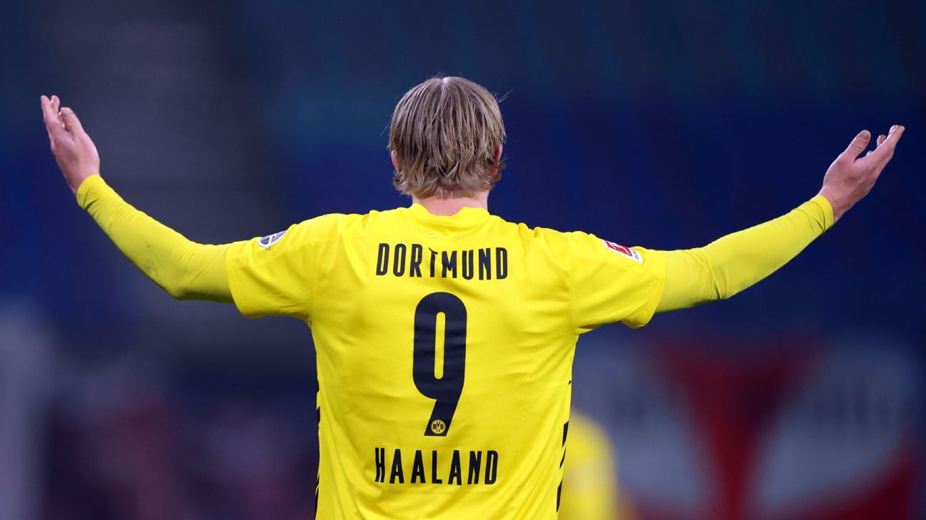 Haaland keeps Dortmund in Bundesliga race, Barcelona's ...