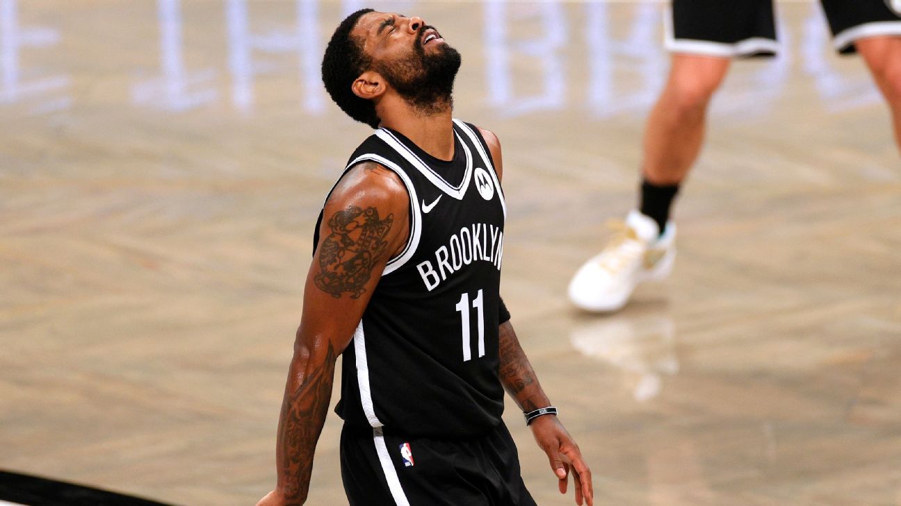 Kyrie Irving will not join the Nets this week as NBA reviews maskless videos
