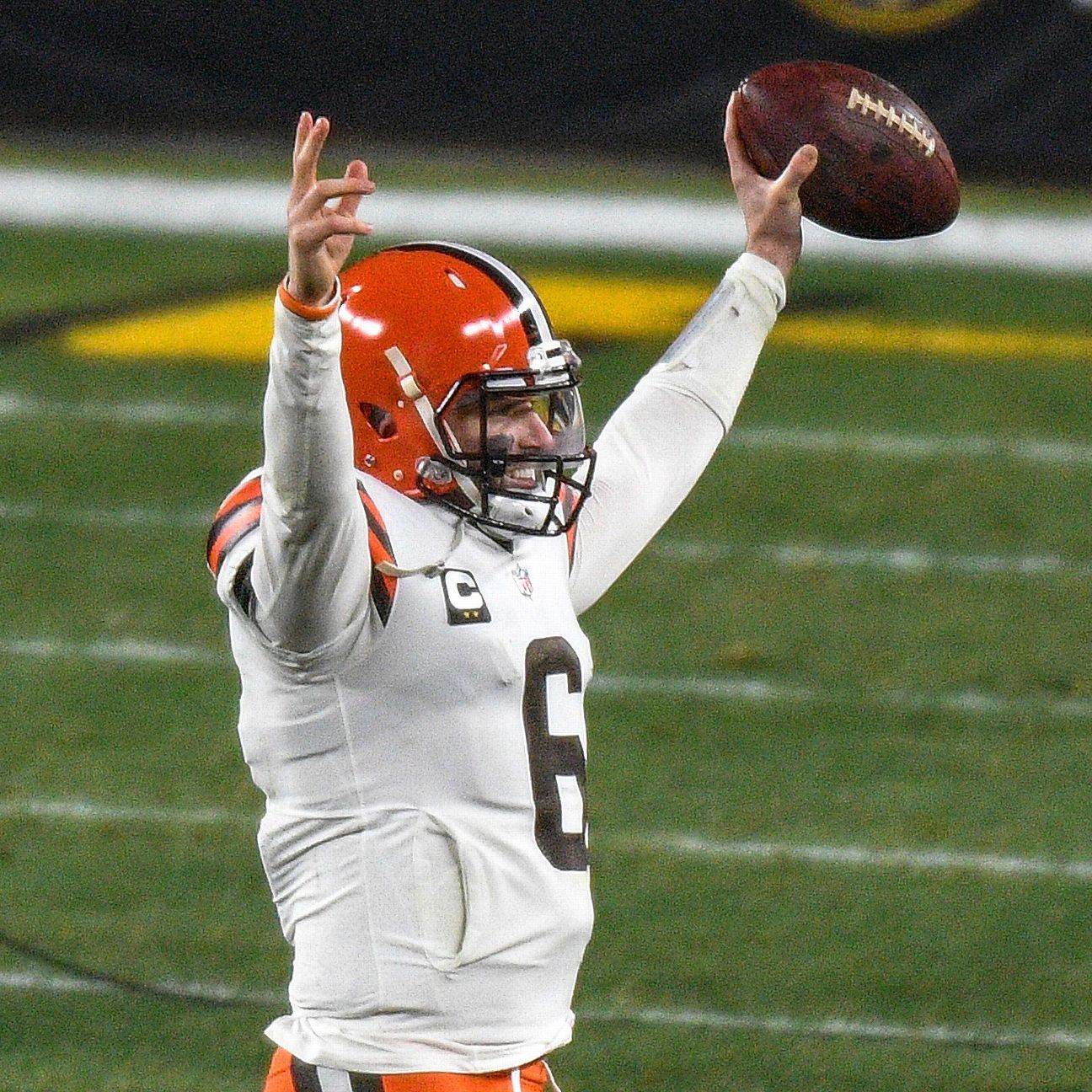 Cleveland Browns Dawg Pound Baker Mayfield #6 Jersey-Youth 8/10 Years