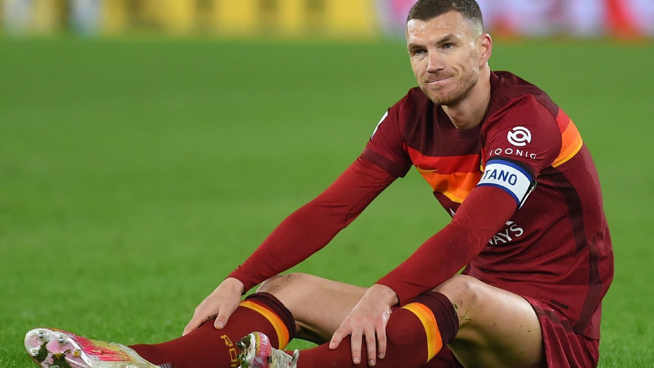 Dzeko will no longer be the captain of Rome after his altercation with coach Paulo Fonseca