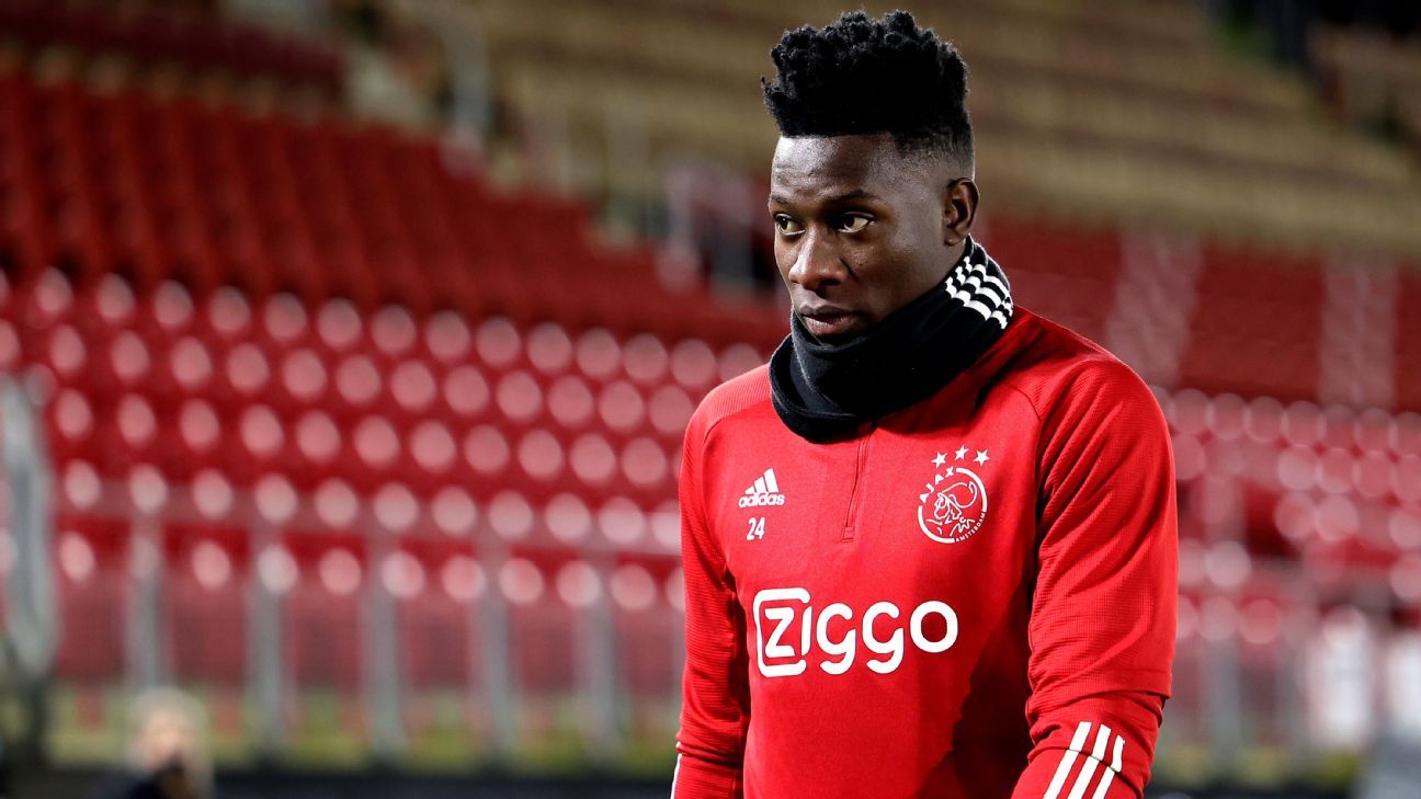 Onana can't be with Ajax during 12-month ban, even missing their title