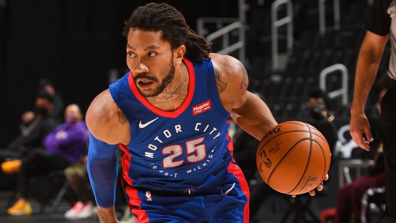 Detroit Pistons trade Derrick Rose with New York Knicks to reunite former MVP with Tom Thibodeau