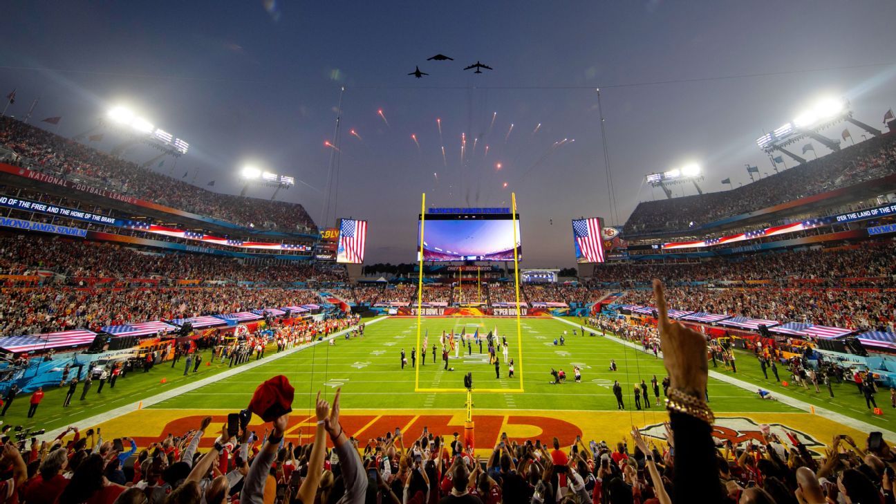 Super Bowl 2021: A first look at Raymond James Stadium in Tampa ahead of  Super Bowl LV 