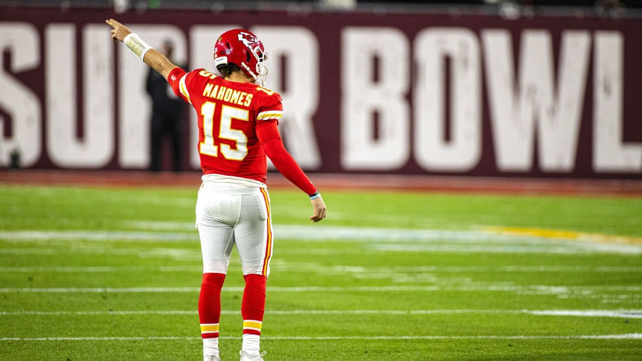 Kansas City Chiefs (-3) open as favorites over Tampa Bay Buccaneers in  Super Bowl LV - ESPN