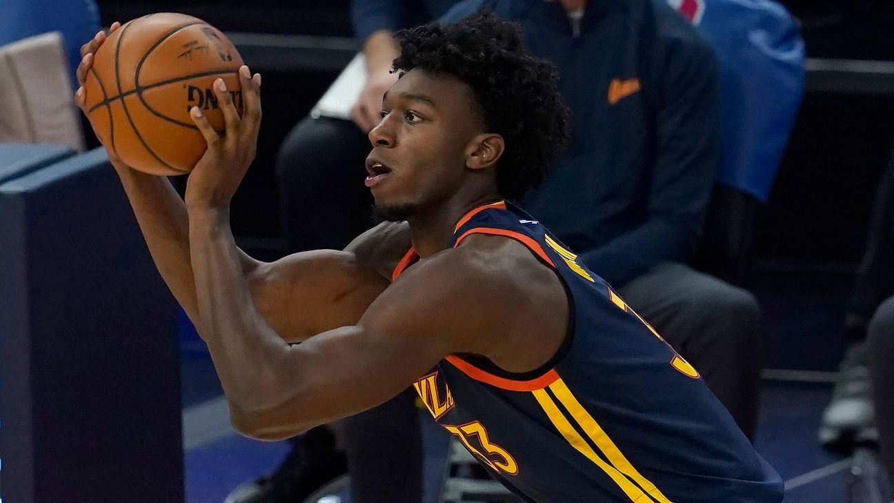 James Wiseman a bright spot in Golden State Warriors' season-opening loss -  ESPN