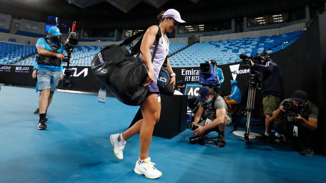 It's now Ash Barty's Australian Open to lose