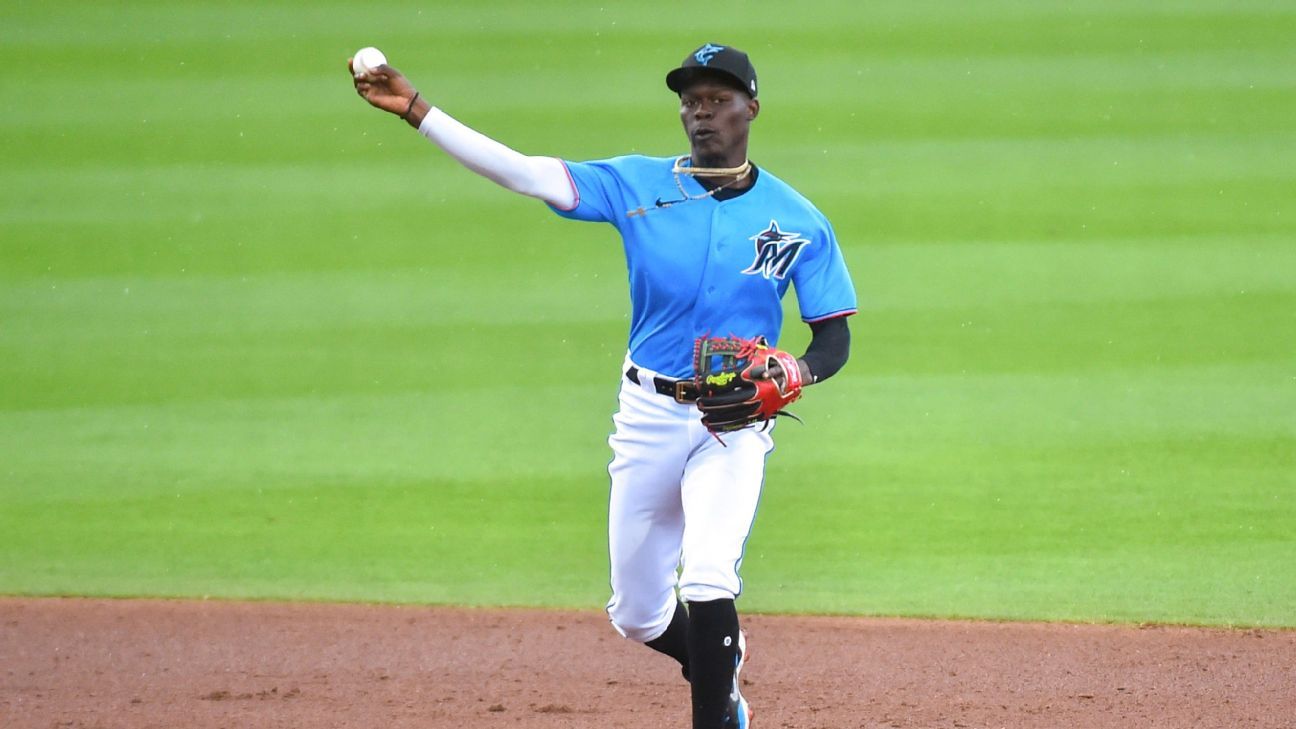 2 Bahamian players in MLB game: Marlins' Chisholm, Nats' Fox