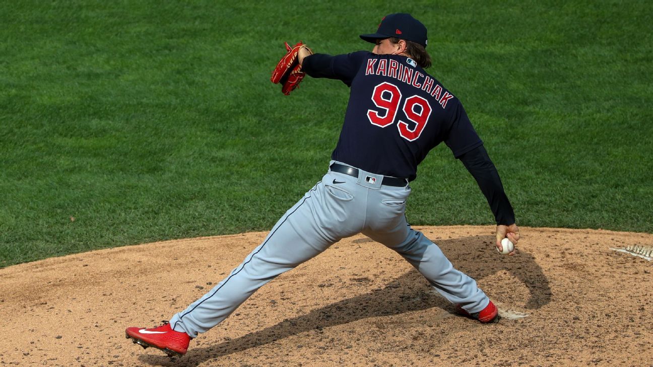 From One Wild Thing to Another, Sheen Sends Message to Indians Fireball  Pitcher Karinchak - Sports Illustrated Cleveland Guardians News, Analysis  and More