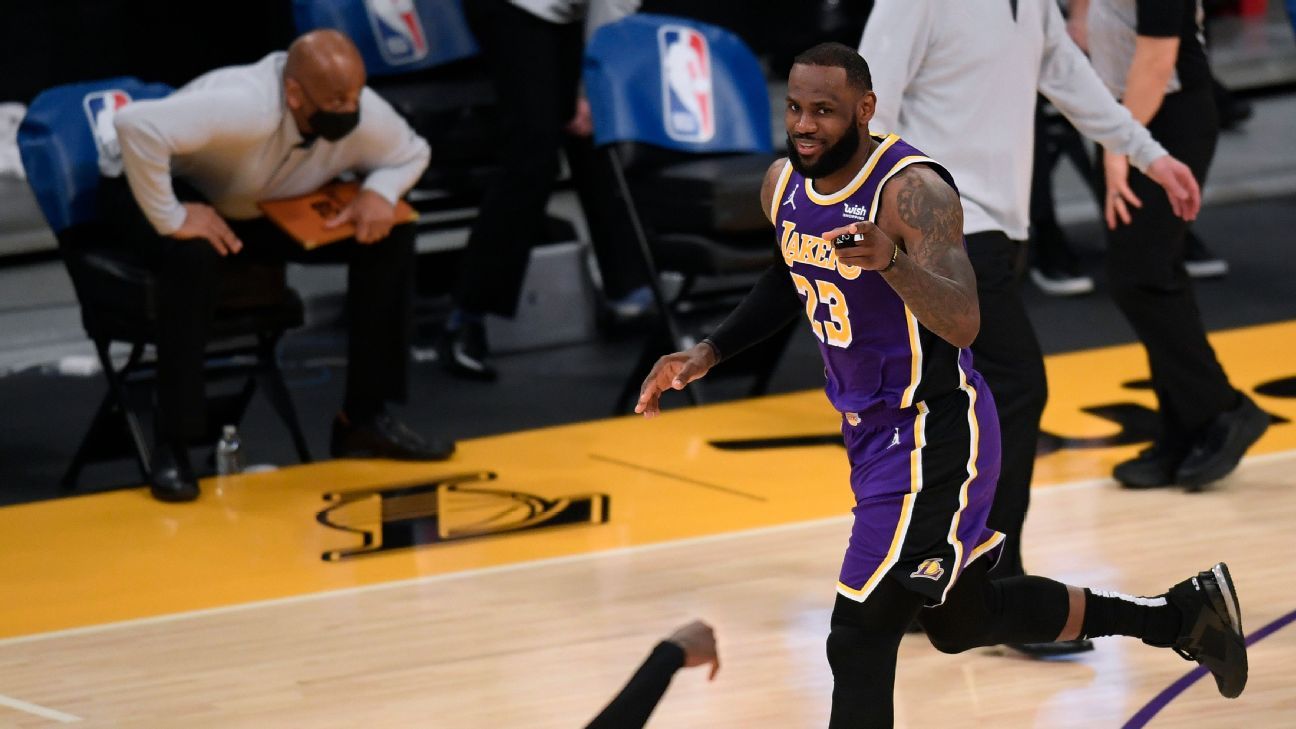 LeBron James, with fresh frescoes for the second half of the season