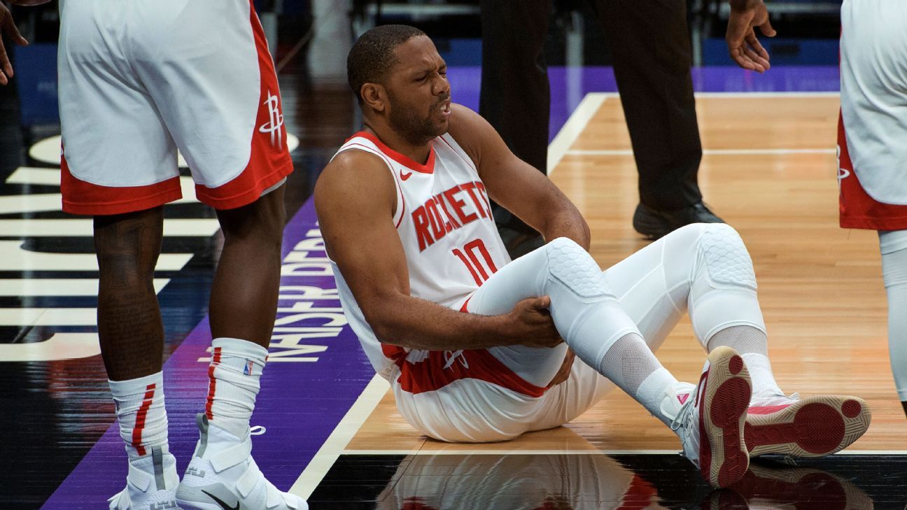 Houston Gordon’s Eric Gordon was eliminated for 4 to 6 weeks with groin injury