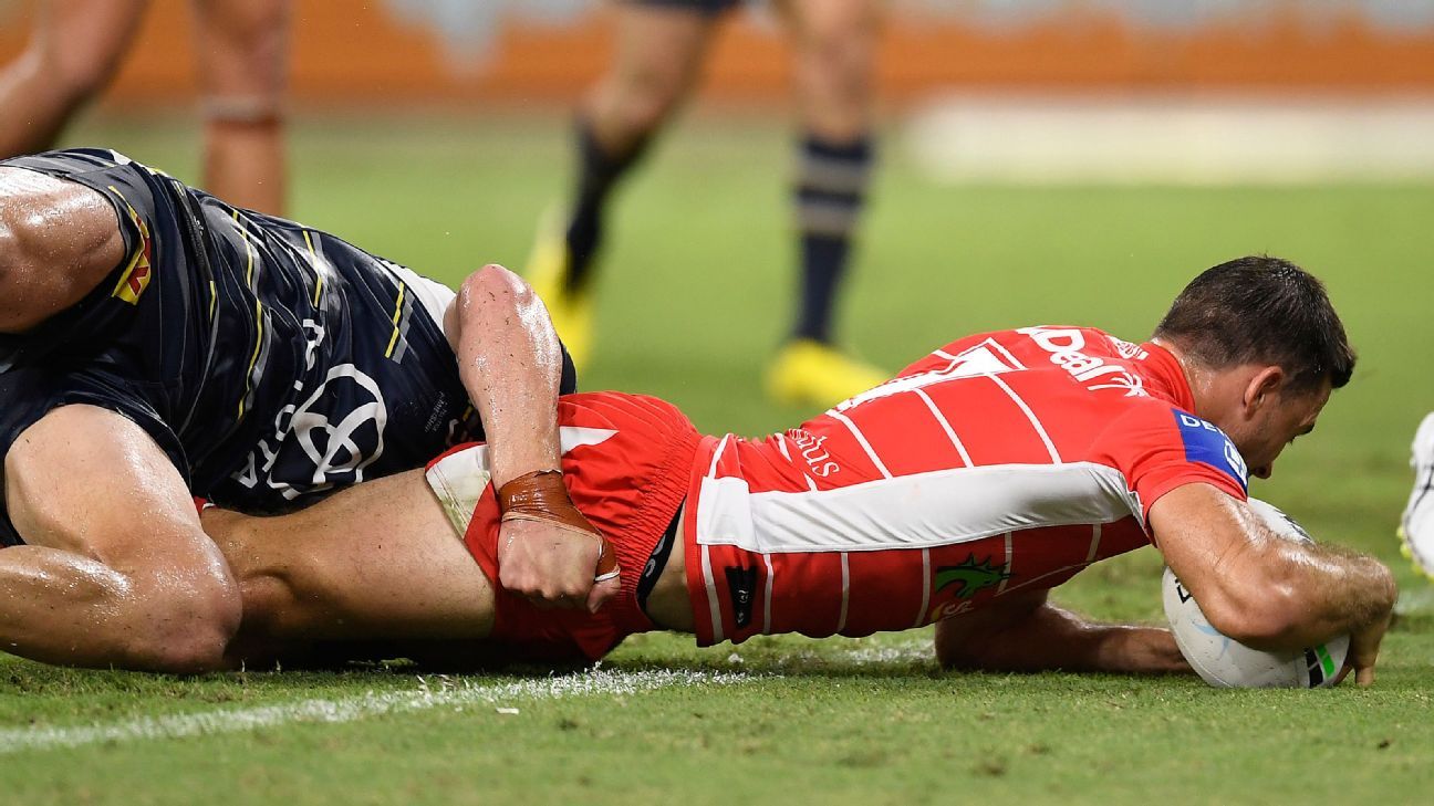 NRL 2023, North Queensland Cowboys, St George Illawarra Dragons match  report, details, try-scorers, information from Round 11 clash, Ben Hunt  300th game