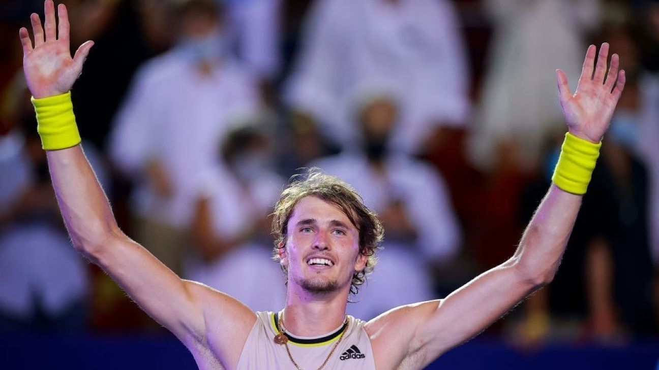 ATP 500 Acapulco Alexander Zverev grita campeón ESPN