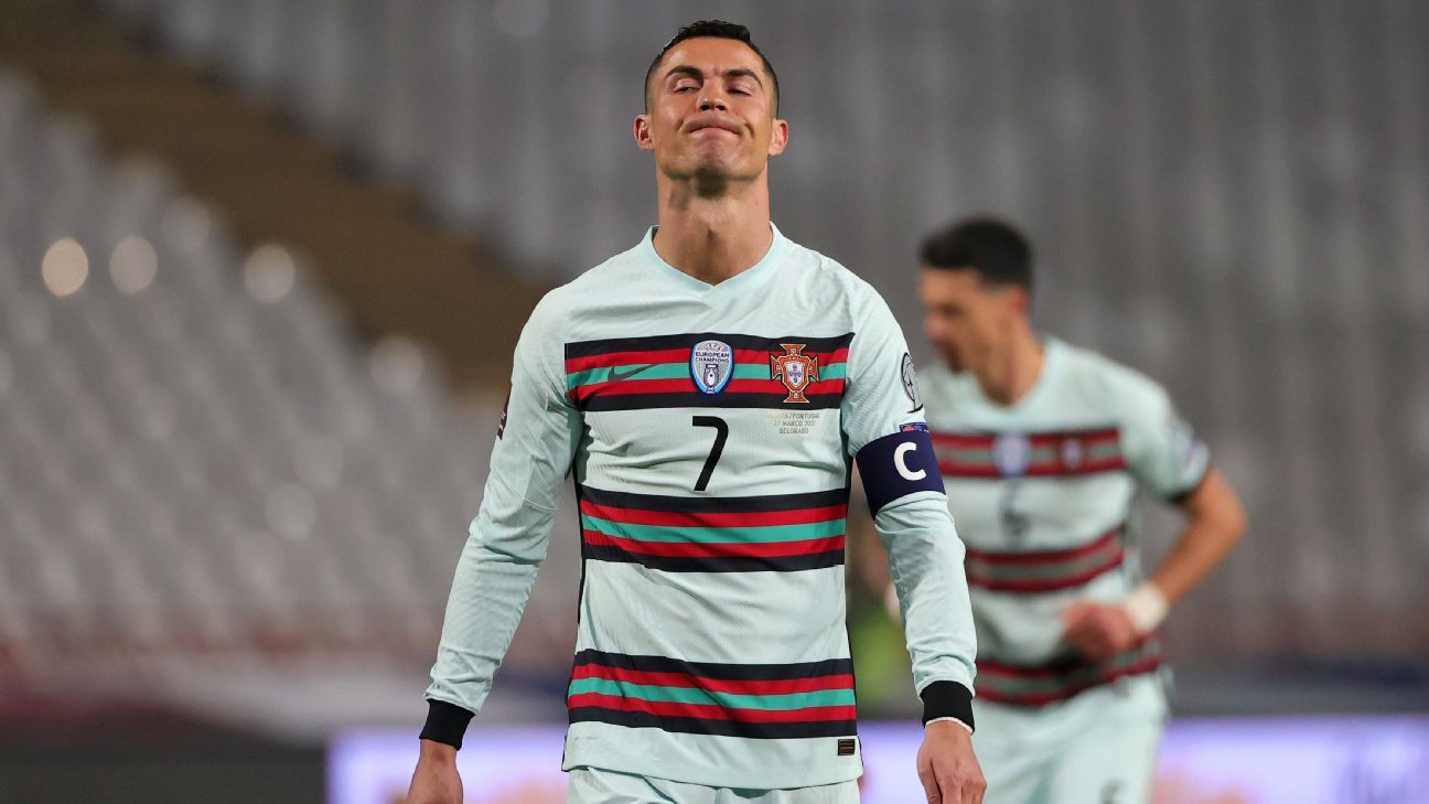 Serbia Vs Portugal Football Match Report March 27 2021 Espn