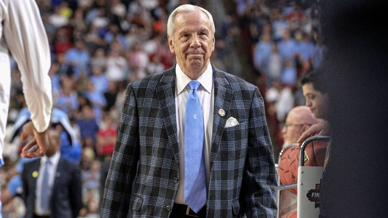 North Carolina Tar Heels basketball coach Roy Williams retires