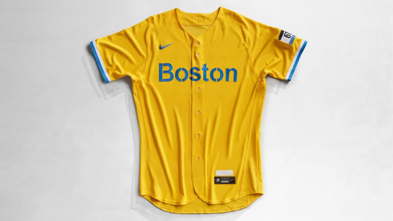 yellow and blue red sox