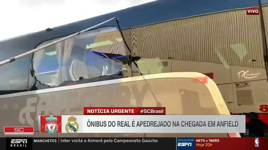 Ônibus do Real Madrid para em local proibido e é multado antes de jogo  contra o City - Esporte - Extra Online