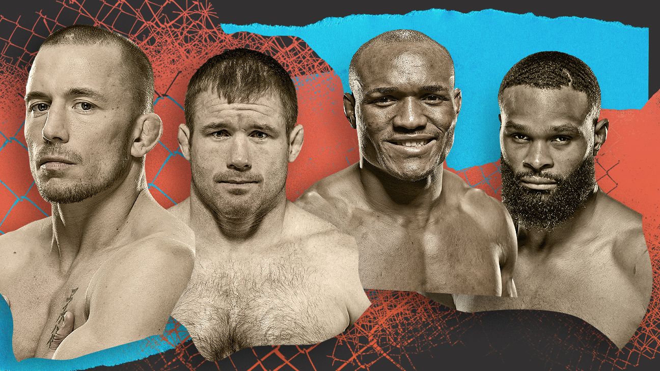 UFC 261 MMA's welterweight Mount Rushmore Ranking Kamaru Usman among