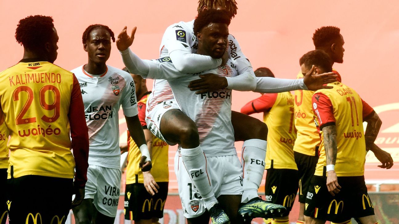 Terem Moffi seeks to secure Lorient's Ligue 1 survival and ...