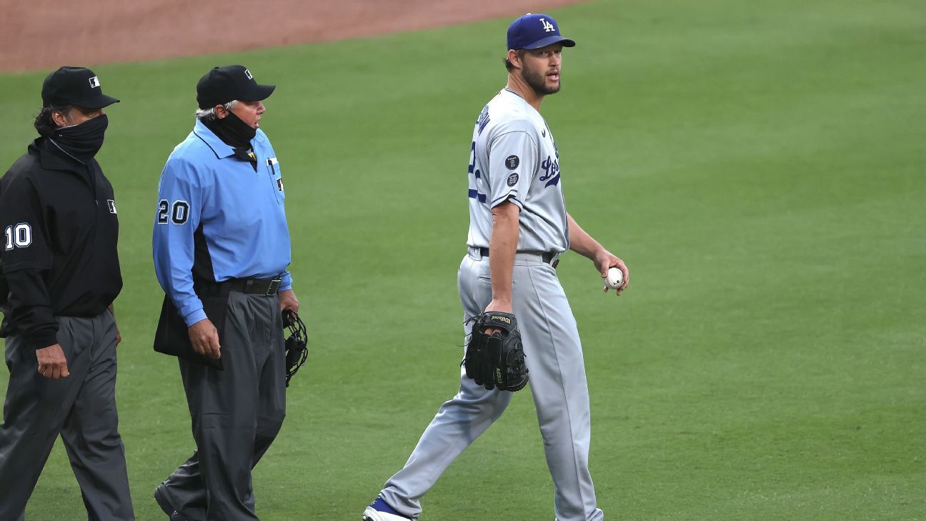 More drama for Los Angeles Dodgers-San Diego Padres series, this time with Clayton Kershaw and Mookie Betts