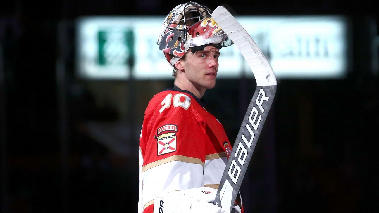 Panthers loan goaltender Spencer Knight to AHL Charlotte - ESPN