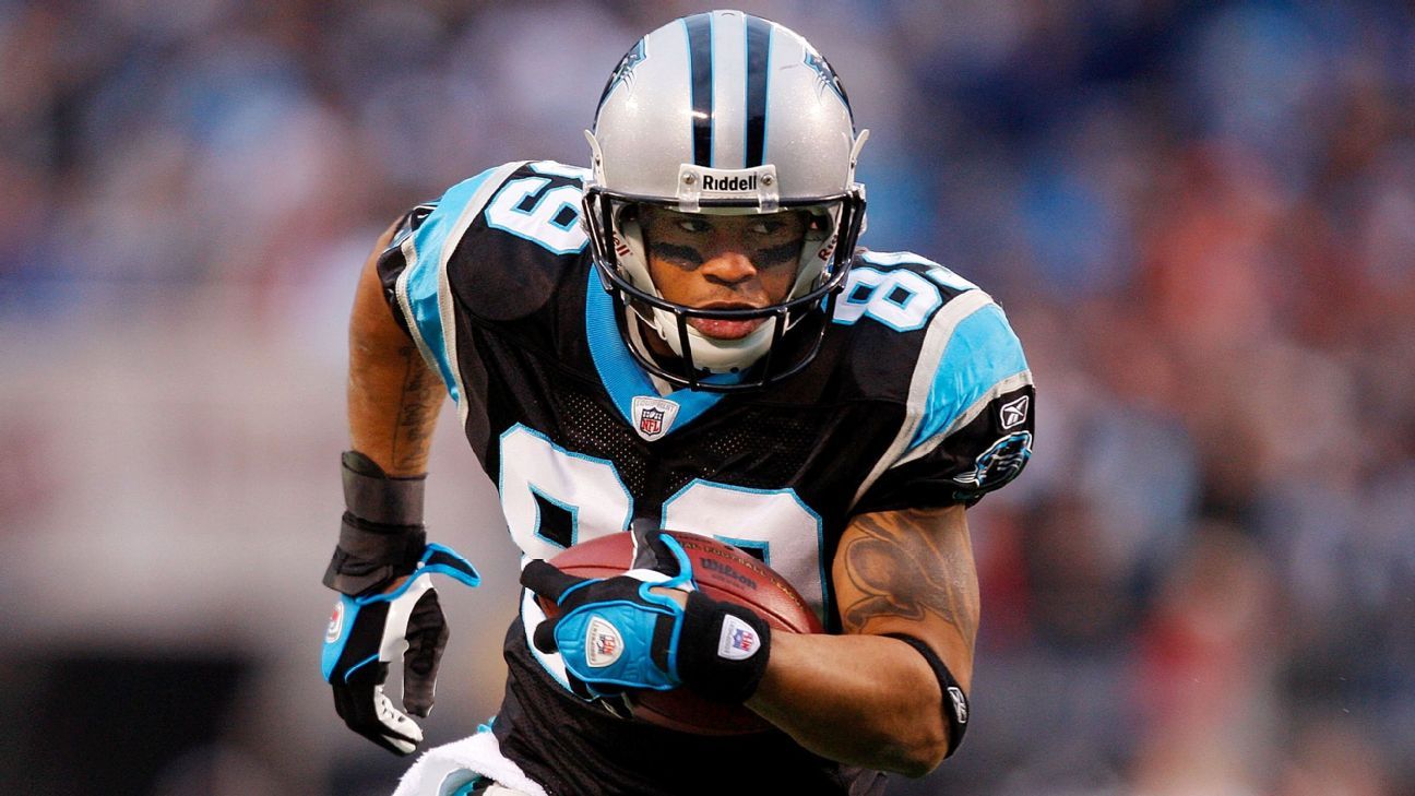 from Carolina Panthers ‏@Panthers WR Steve Smith poses for a quick photo.