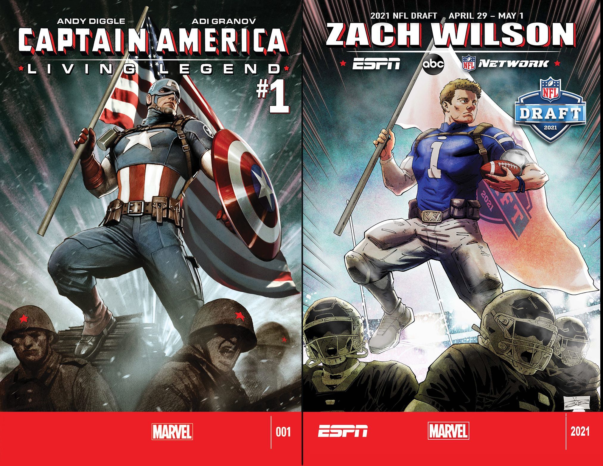 ESPN, Marvel team up to make comic book covers of NFL Draft prospects