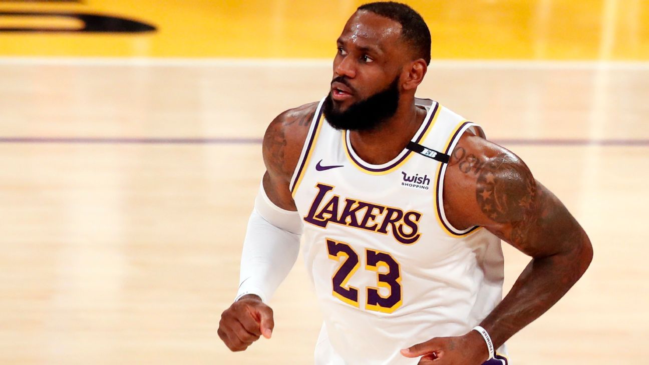 As Lakers' season unravels, LeBron rips play-in