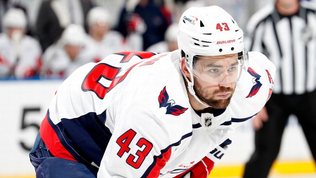 Capitals' injured forward Wilson out for Game 2 thumbnail