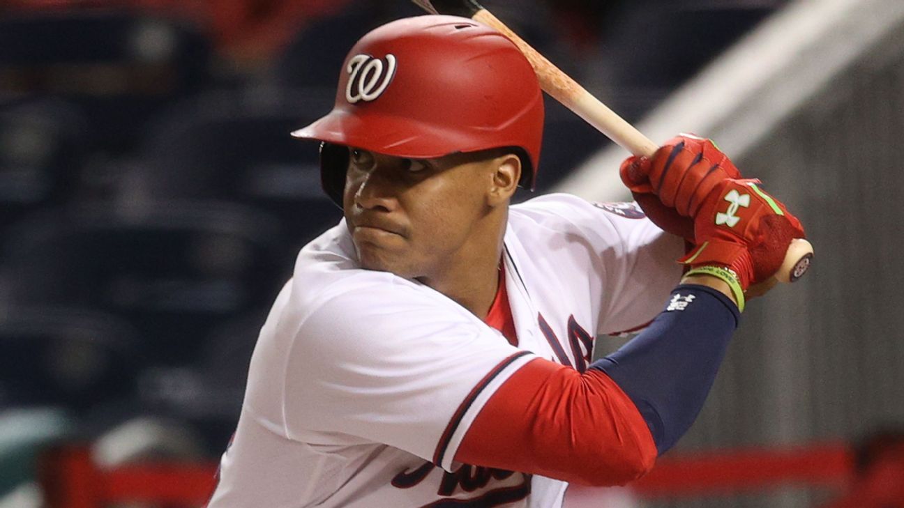 Nationals put Juan Soto on IL with strained left shoulder