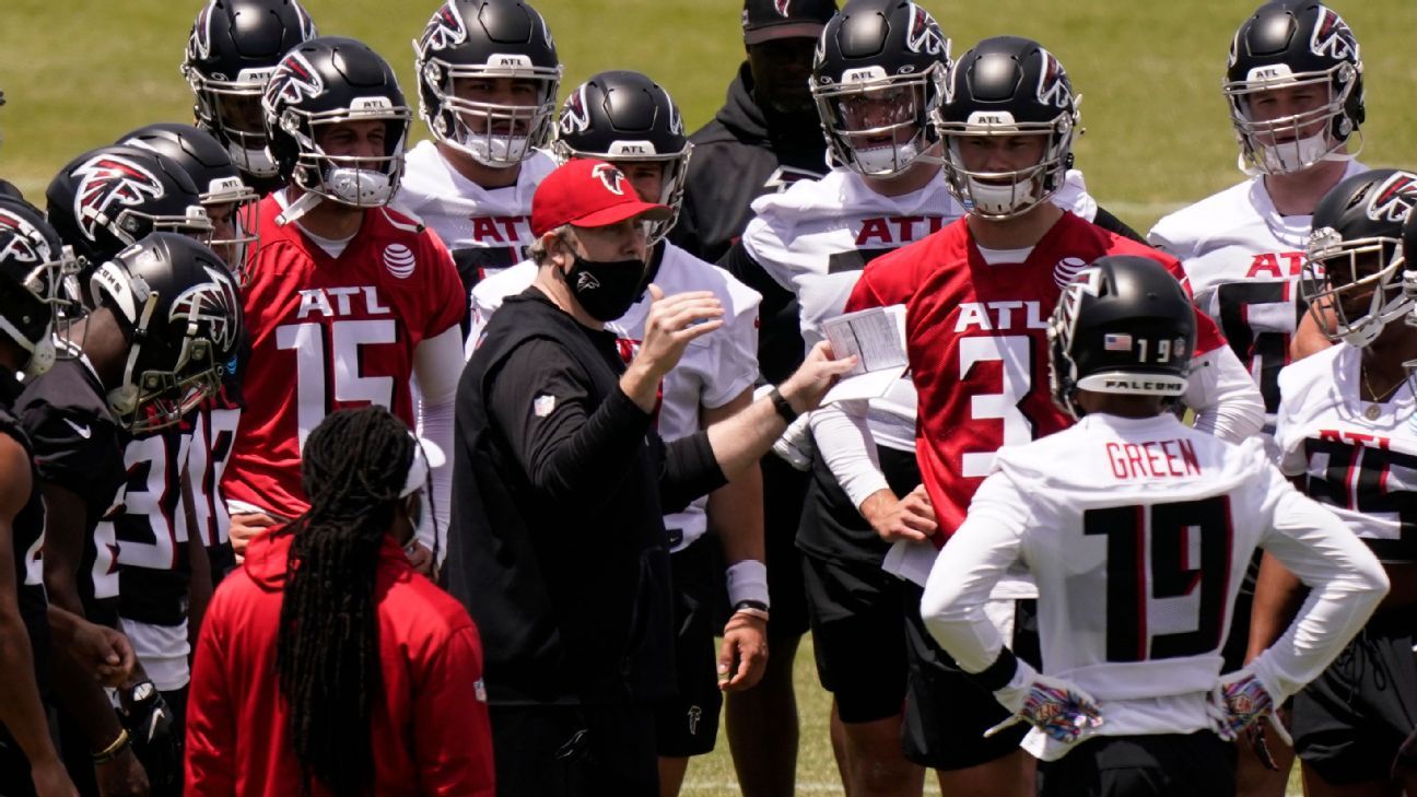 Falcons rookie minicamp proves a starting point for Arthur Smith and