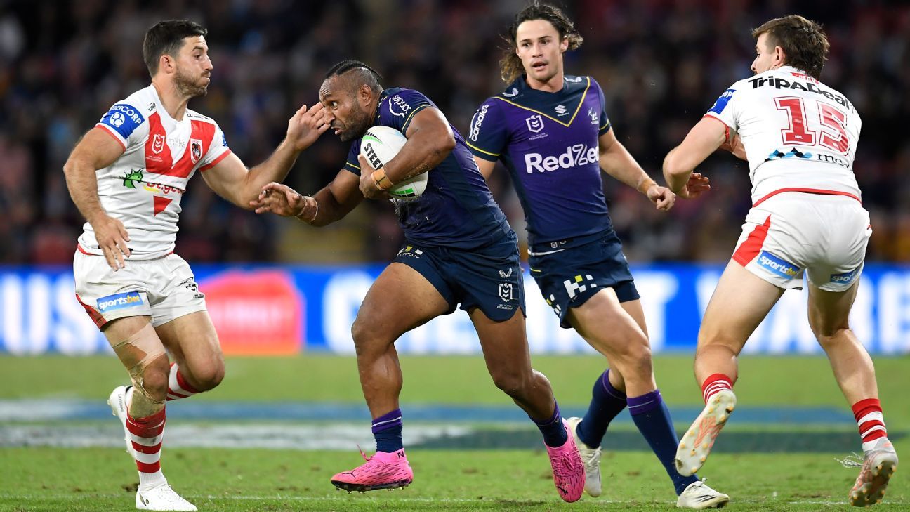 NRL Melbourne Storm mengalahkan 12 orang St. George Ellawara Dragons