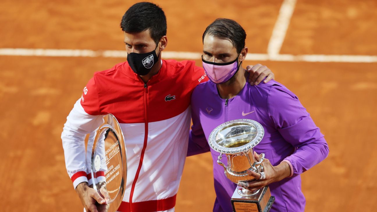 Nadal vence Djokovic e conquista pela 10ª vez o torneio de Roma