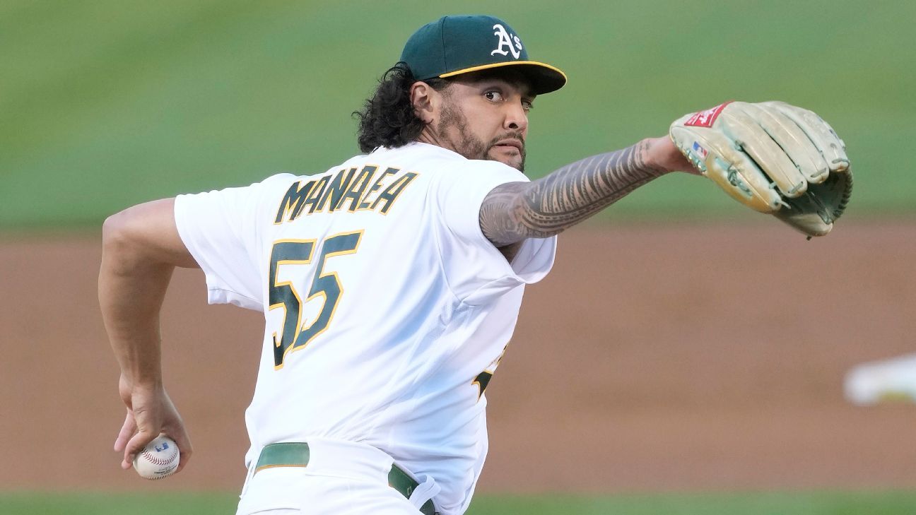 Padres acquire LHP Sean Manaea in trade with Athletics