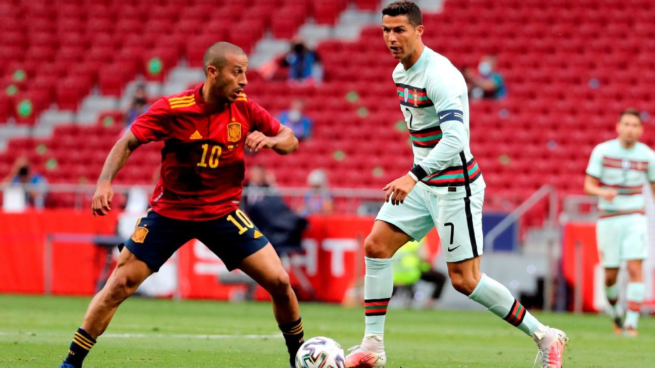 Espanha e Portugal ficam no 0 a 0 em 'amistoso de luxo