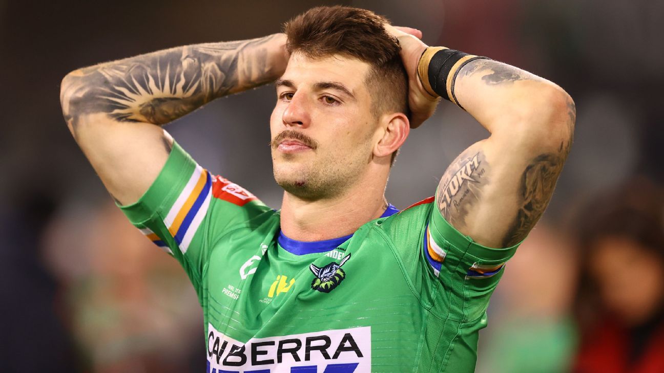 NRL Canberra Raiders stand down centre Curtis Scott after ...