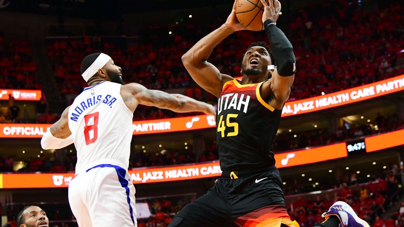 Donovan Mitchell Erupts for 45 PTS in the Game 1 Win! 🕷 