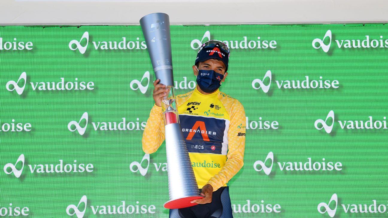 A cinco días del Tour de France: Ineos homenaje a Carapaz ...