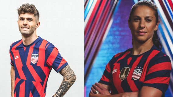 United States Men S And Women S National Teams Reveal New Eye Catching Away Kit Featuring Zigzag Pattern United States Men S And Women S National Teams Reveal New Eye Catching Away Kit Featuring Zigzag Pattern