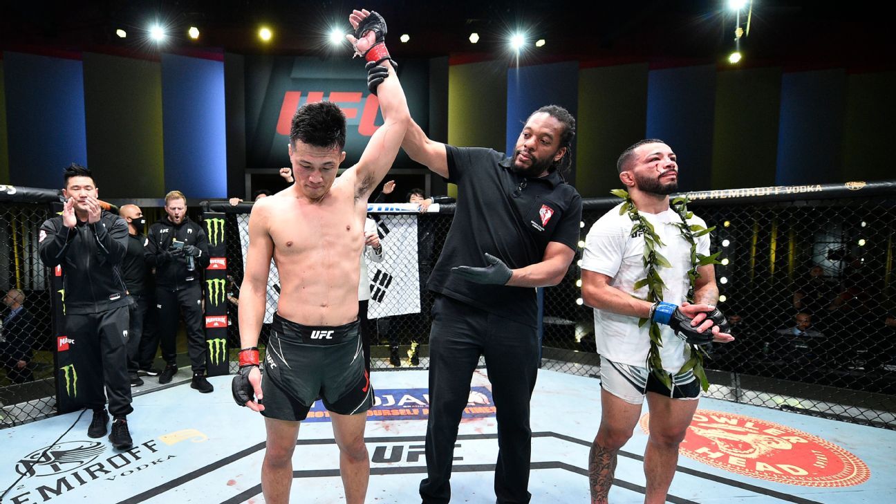UFC: Korean Zombie superó por decisión a Dan Ige