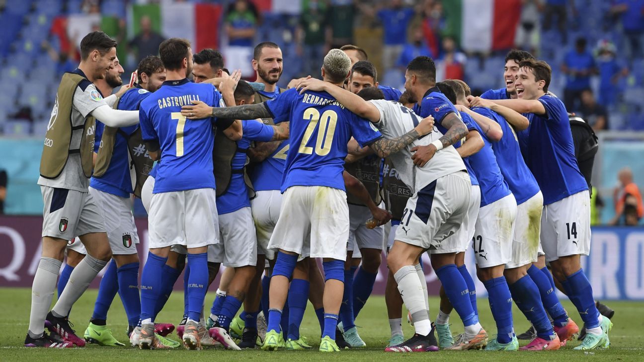 Italy having fun at Euro 2020: Perfect in the group stage and rested ...